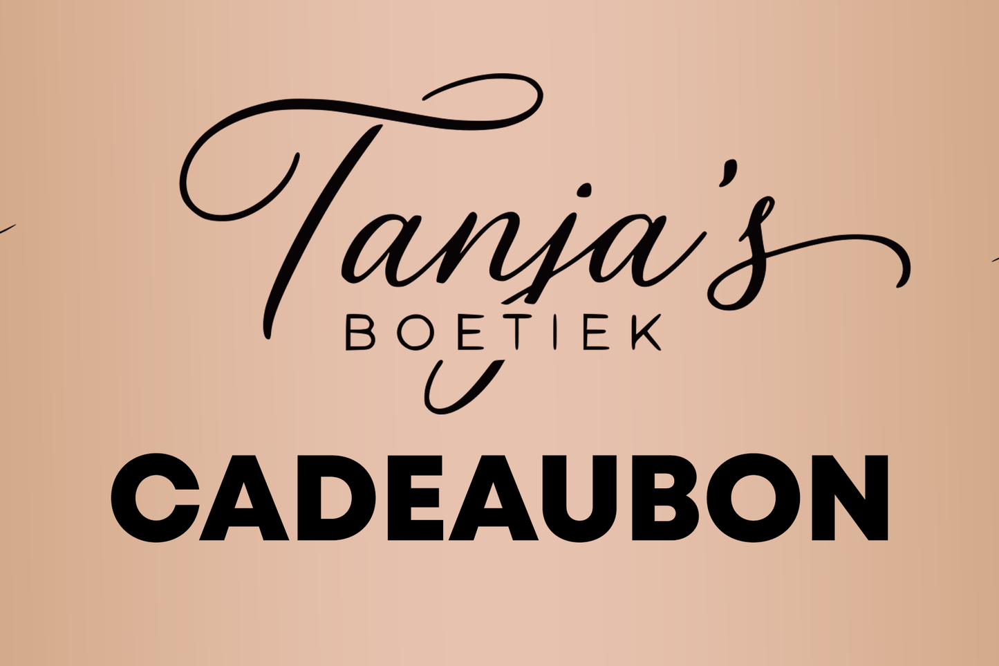 Tanja's Boetiek Cadeaubon