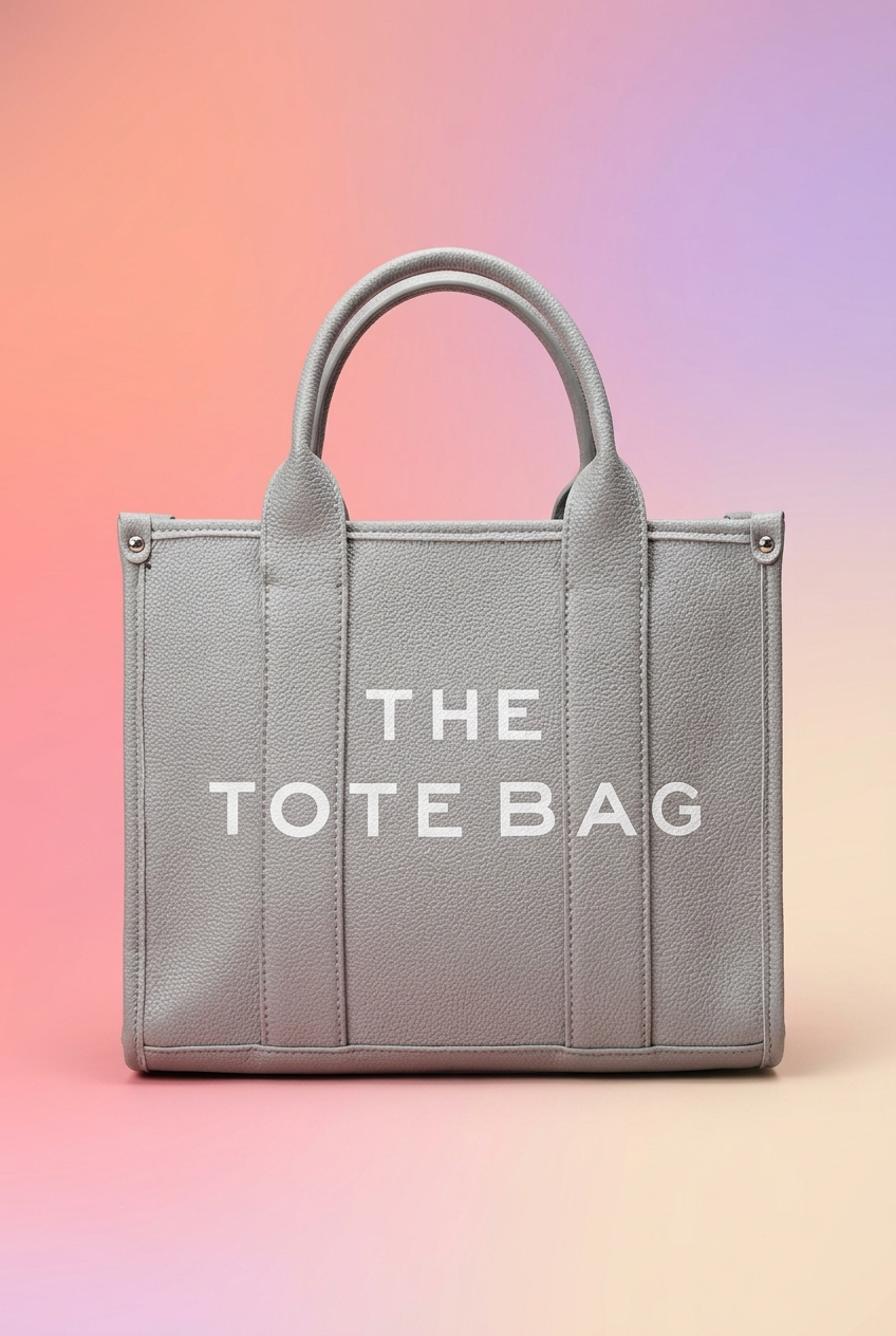 Grote Grijze Tote bag