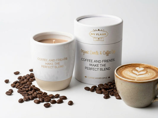 Sojakaars in koffiekop - Coffee & friends, make the perfect blend - Coffee Kissed Spice