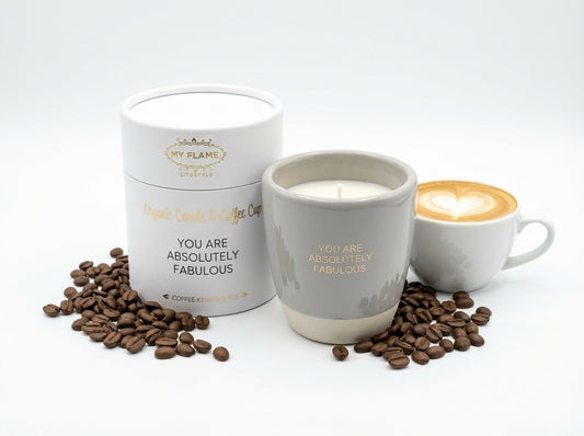 Sojakaars in koffiekop - You are absolutely fabulous - Coffee Kissed Spice