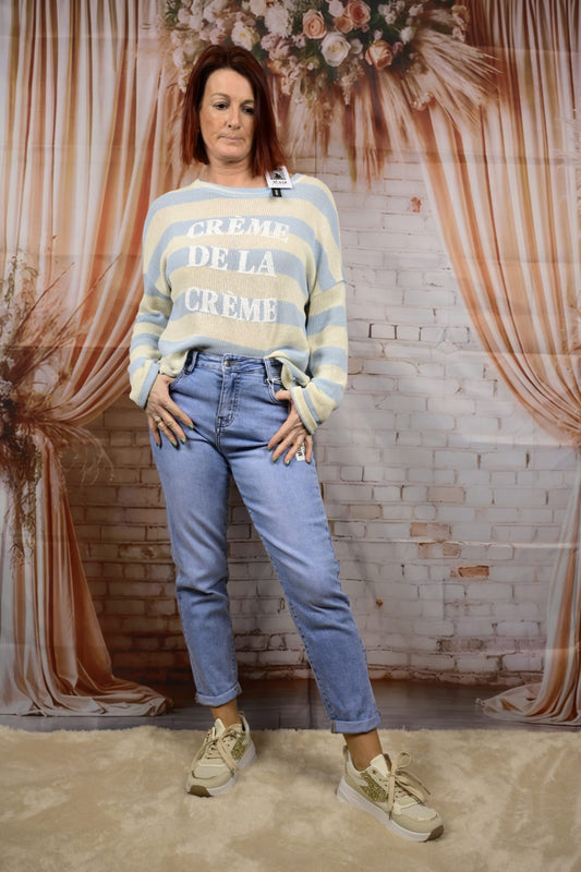 Mom Fit Jeans - Lichtblauw