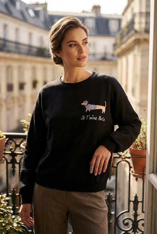 Je t'aime Paris Sweater