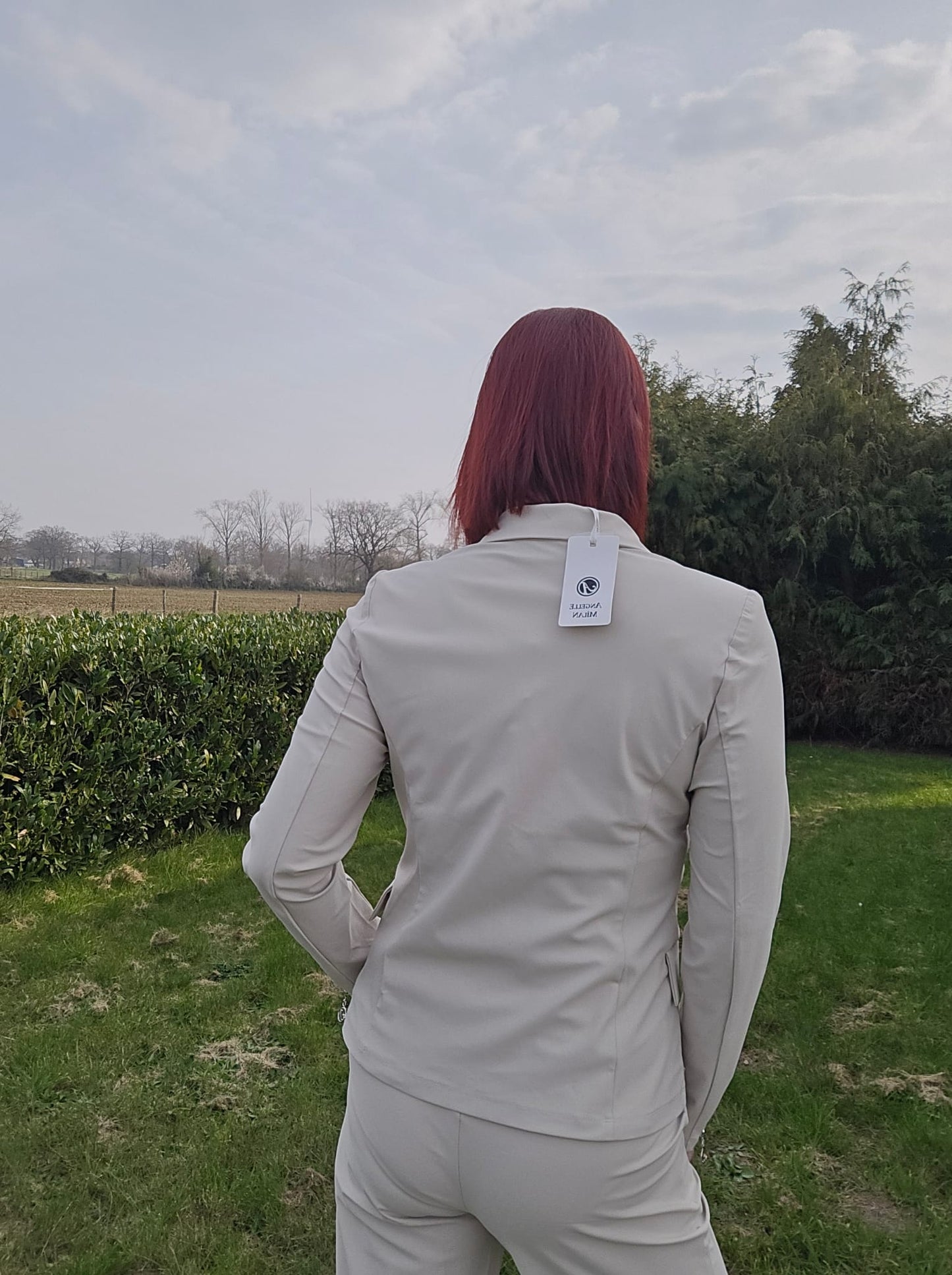 Angelle Milan Travel Broek – Wijde Pijpen | Beige