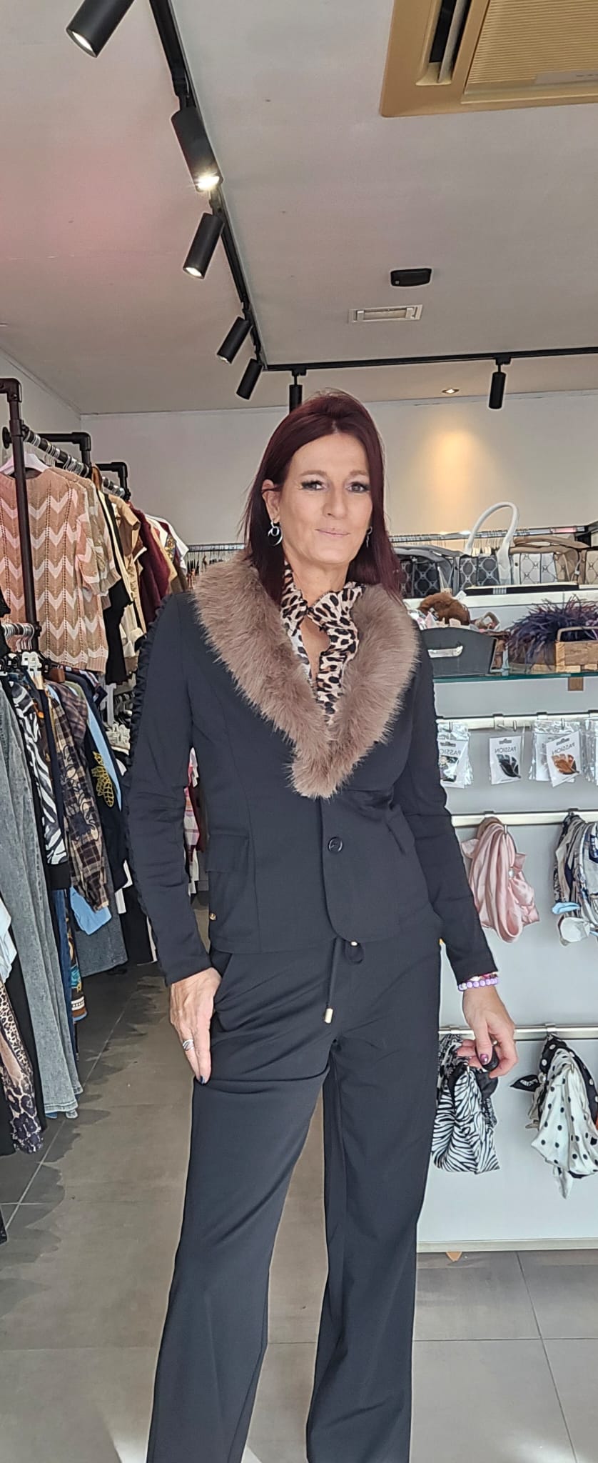 Angelle Milan Broek Wide Leg (Zwart)