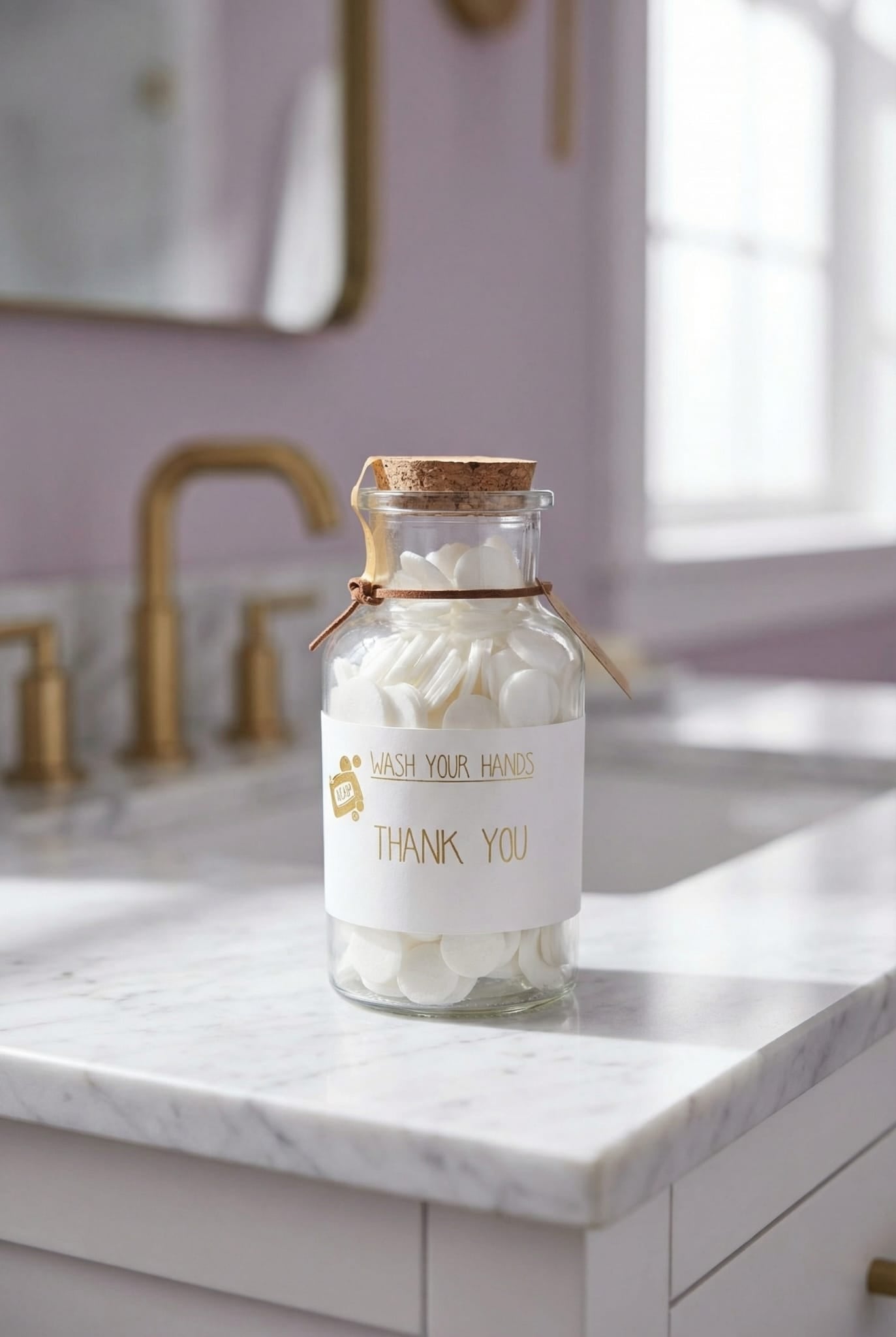 Handzeep 'thank you '