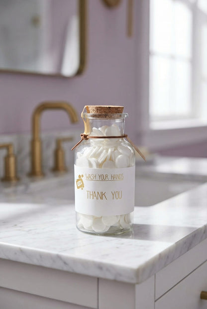 Handzeep 'thank you '