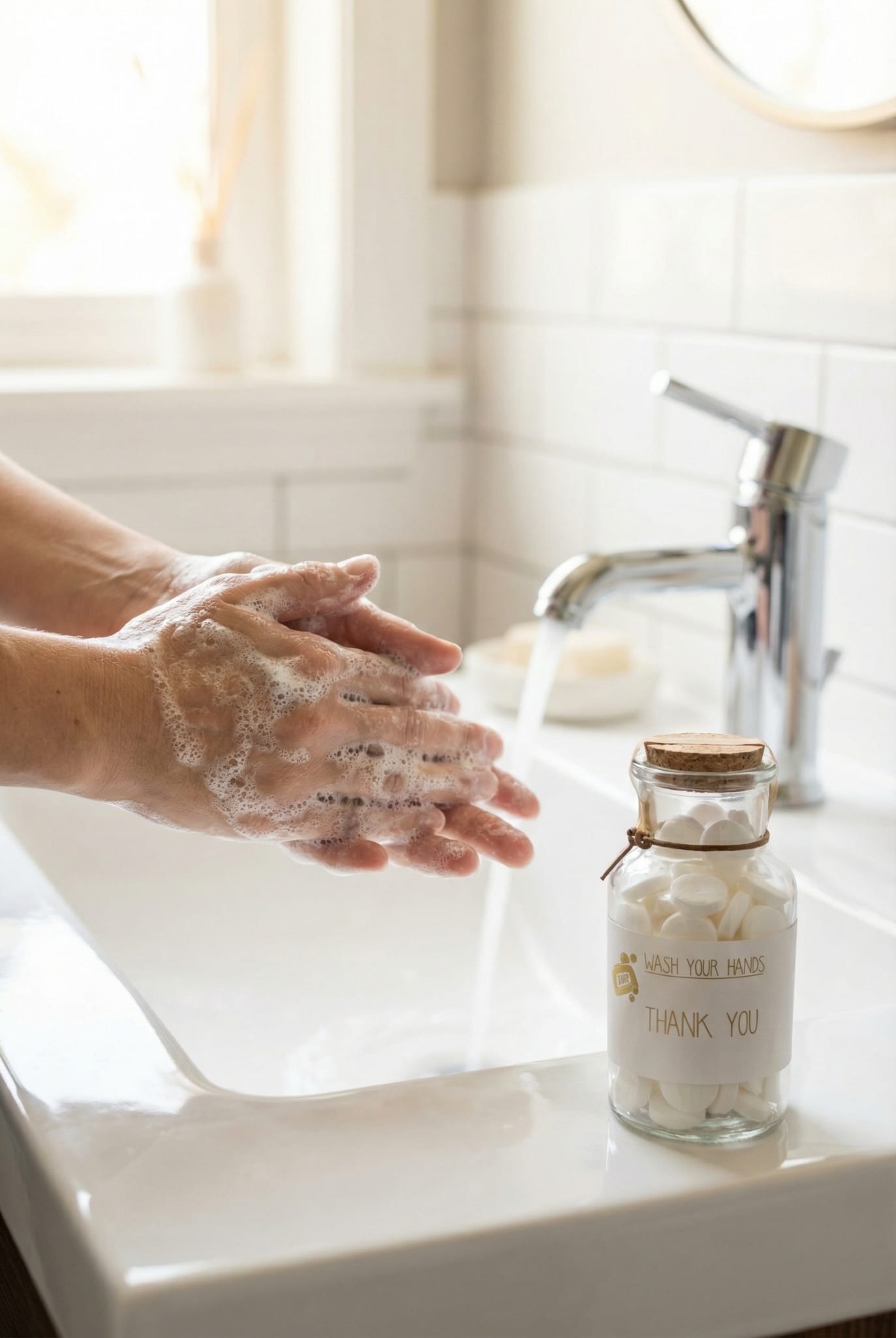 Handzeep 'thank you '