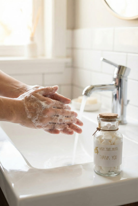 Handzeep 'thank you '