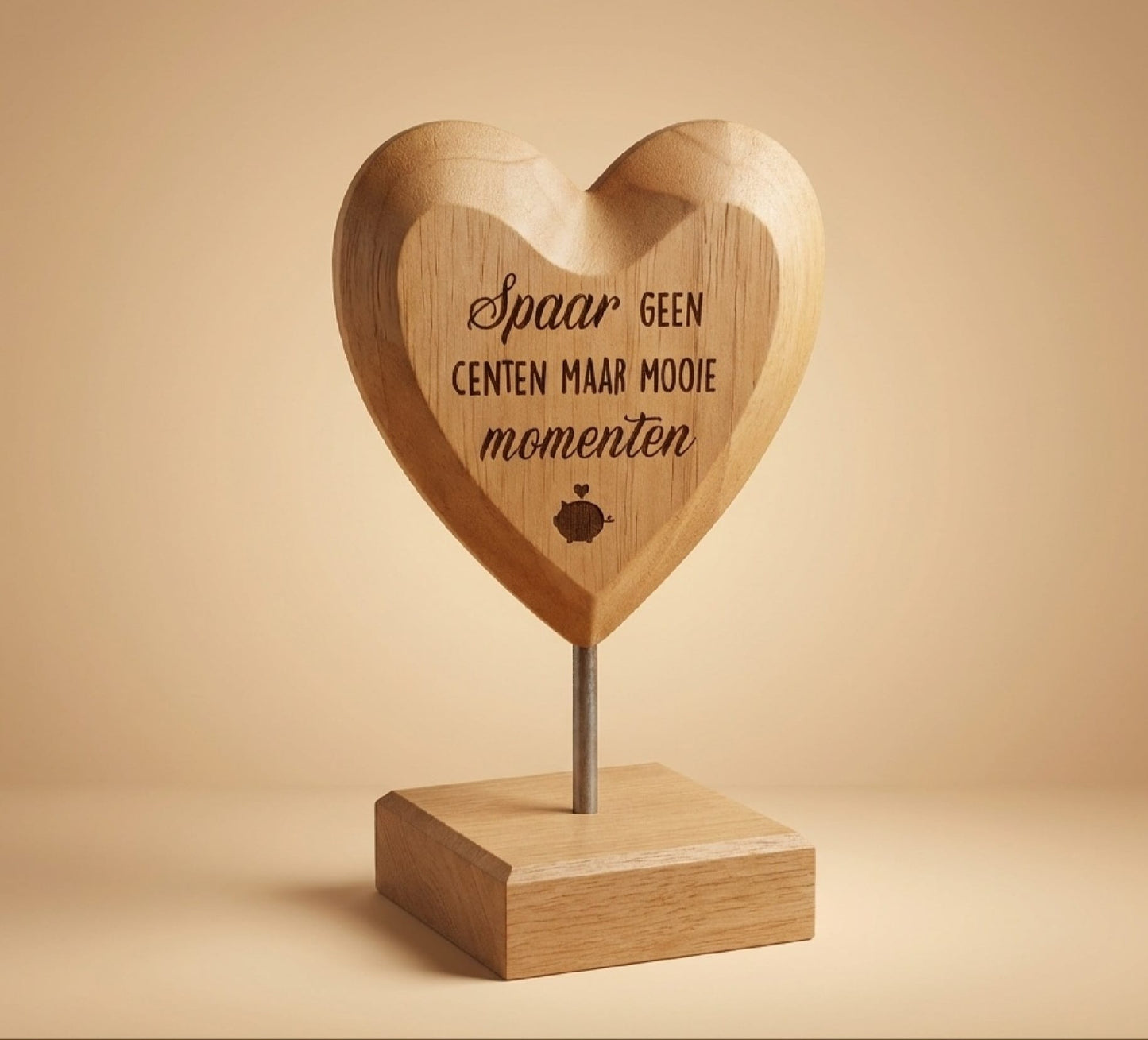 Houten hartje 'gewoon omdat je bijzonder bent '